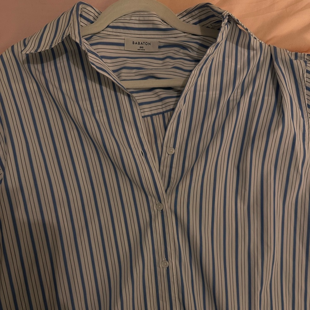 Babaton Outro Oversized Poplin Shirt